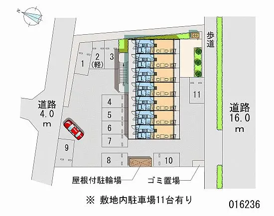 ★手数料０円★藤沢市石川５丁目 月極駐車場